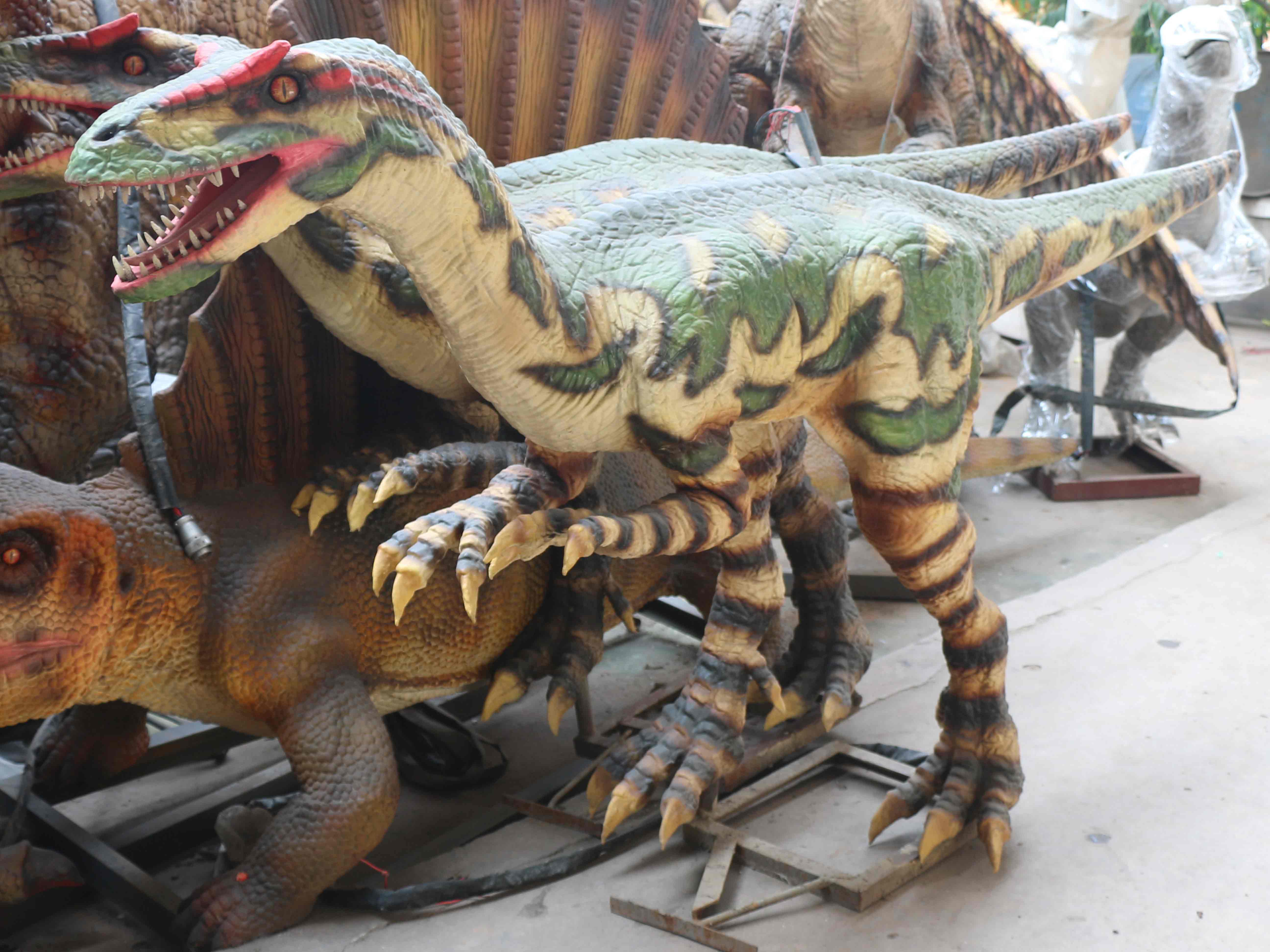 Ausstellungs-Dinosaurier